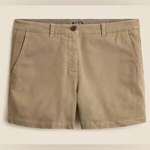 J. Crew - Women's Chino Shorts 4" inseam Dark Khaki - size 8